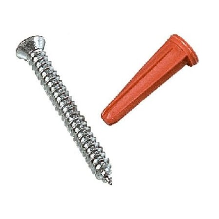 Knape & Vogt 6PK Zinc Screws 80-88DP ANO